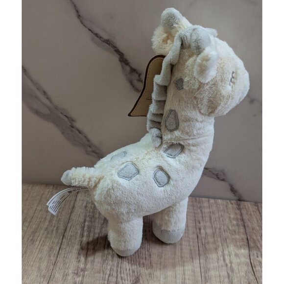 KELLYTOY Giraffe Plush Soft Stuffed 11” Rattle K Luxe Baby Cream Gray Lovey EUC - Picture 3 of 11